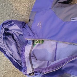 Girls L.L.Bean 3 in 1 hooded winter jacket